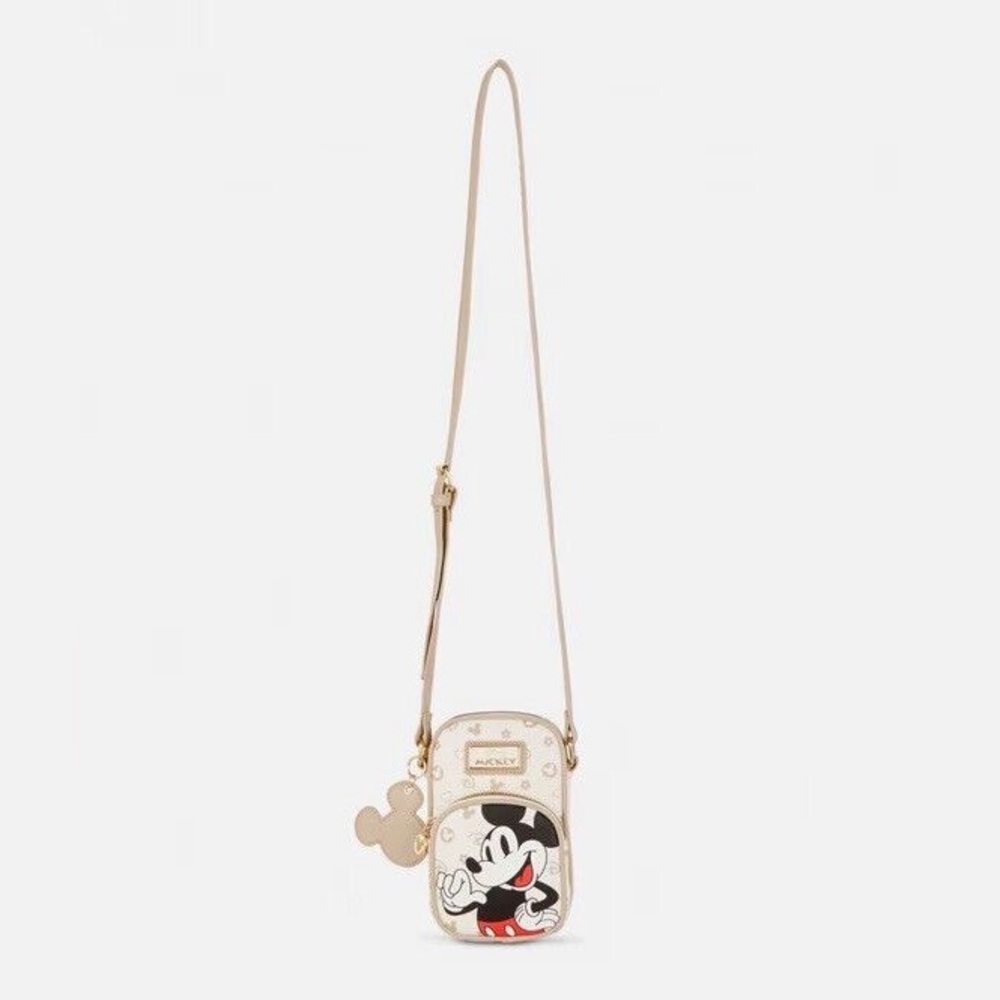 🆕 Primark Disney Mickey Mouse Crossbody Phone Holder Bag - Picture 9 of 10